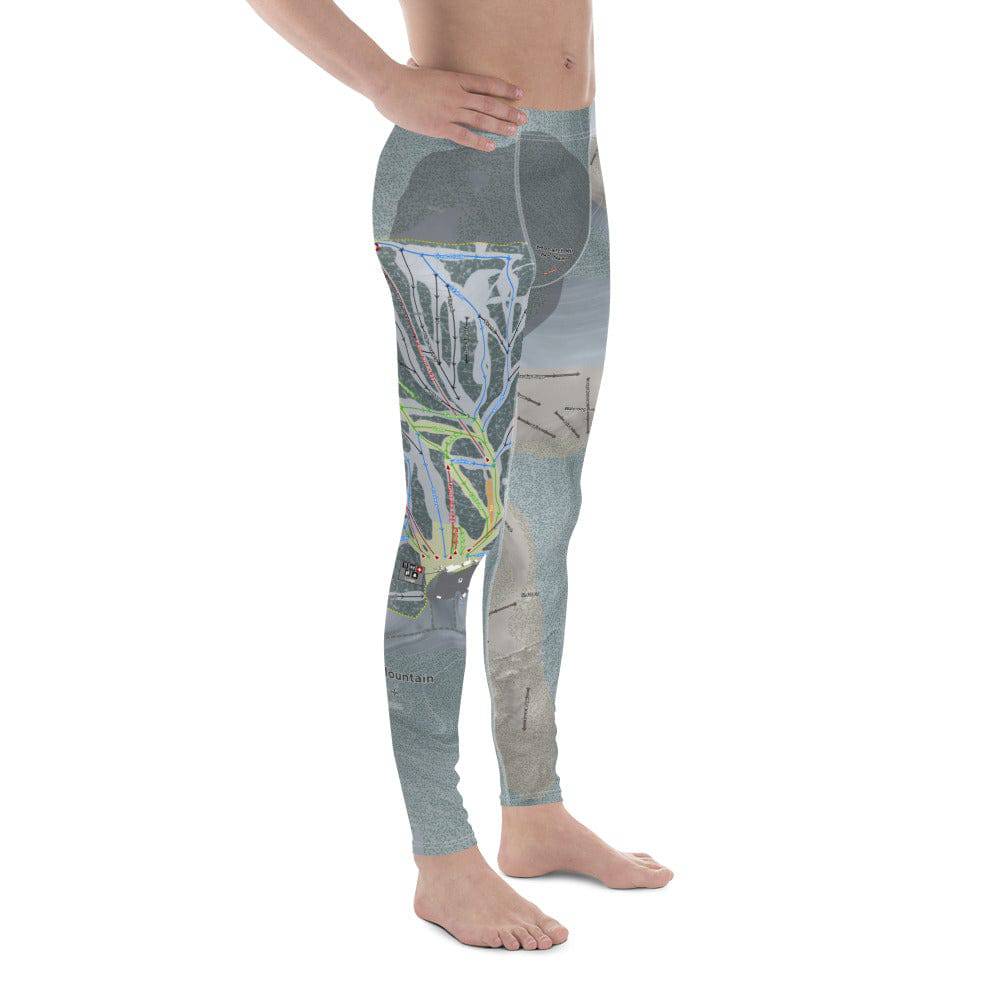 Monarch Mtn, Colorado Ski Trail Map Men's Base Layer Bottom - Powderaddicts