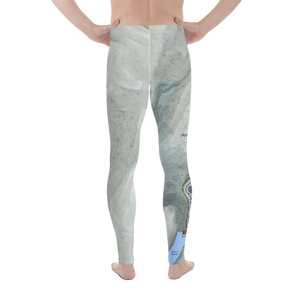 Montage Mountain, Pennsylvania Ski Trail Map Men's Base Layer Bottom - Powderaddicts