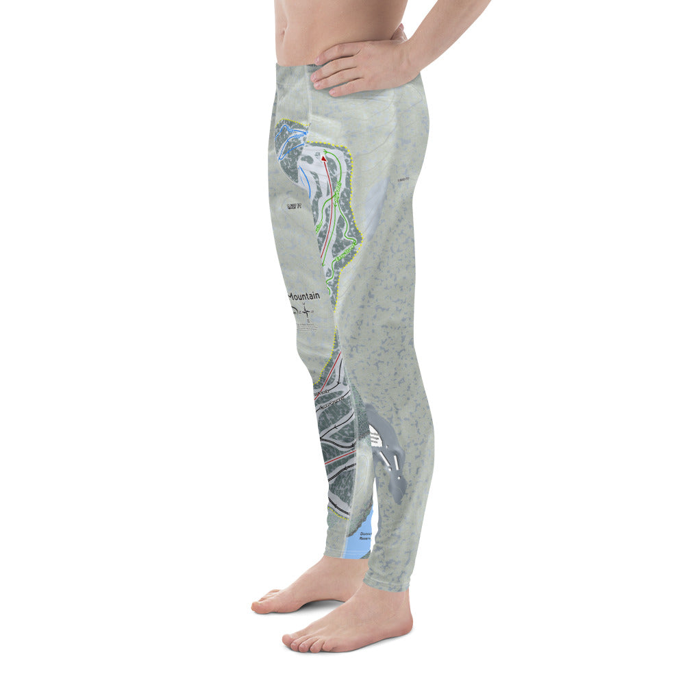 Montage Mountain, Pennsylvania Ski Trail Map Men's Base Layer Bottom - Powderaddicts