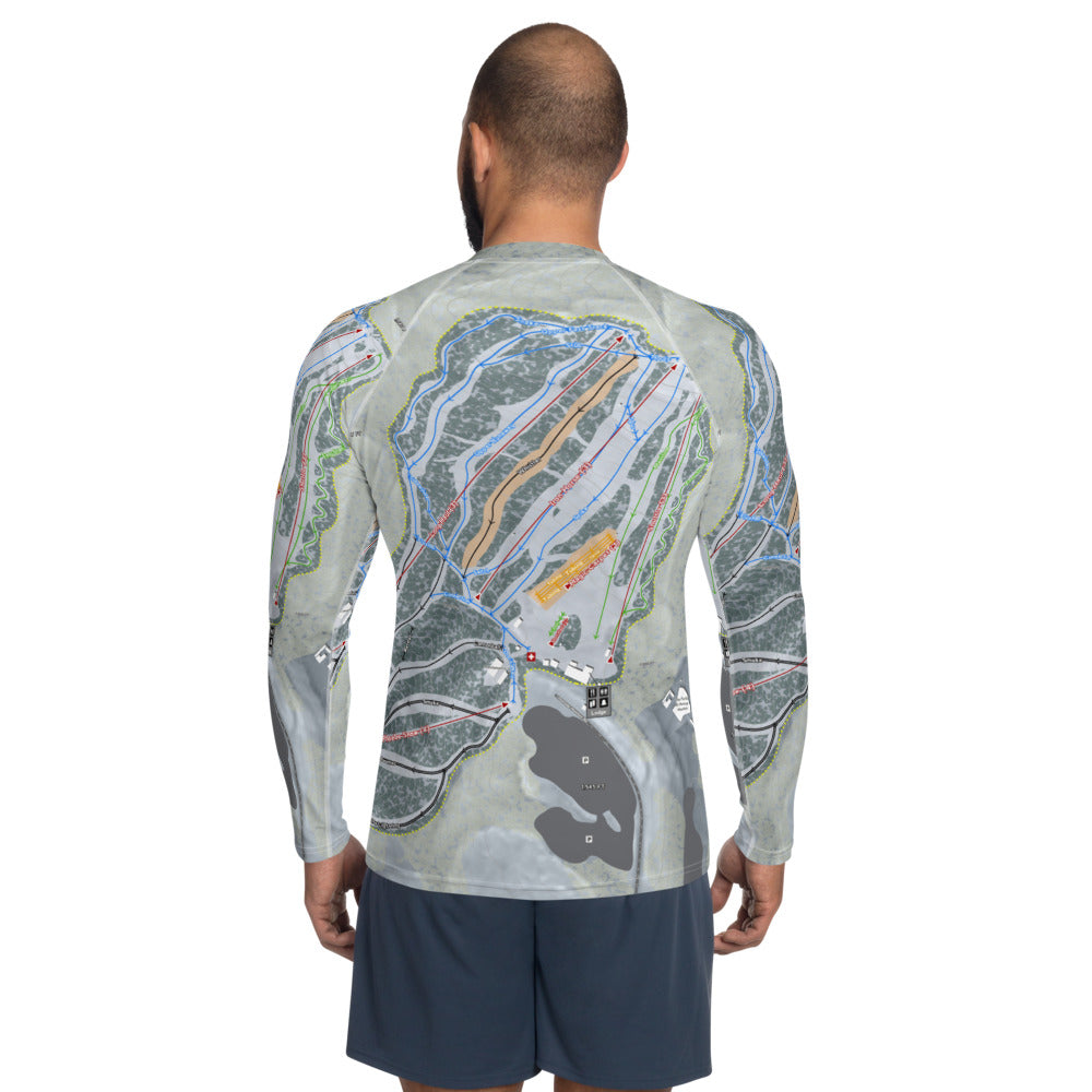 Montage Mountain, Pennsylvania Ski Trail Map Men's Base Layer Top - Powderaddicts