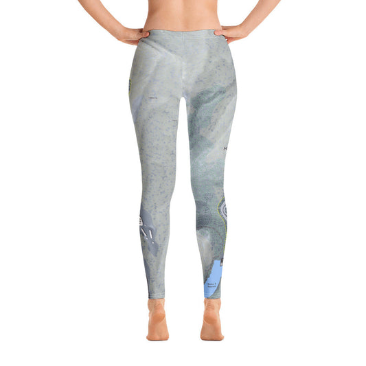 Montage Mountain, Pennsylvania Ski Trail Map Women's Base Layer Bottom - Powderaddicts