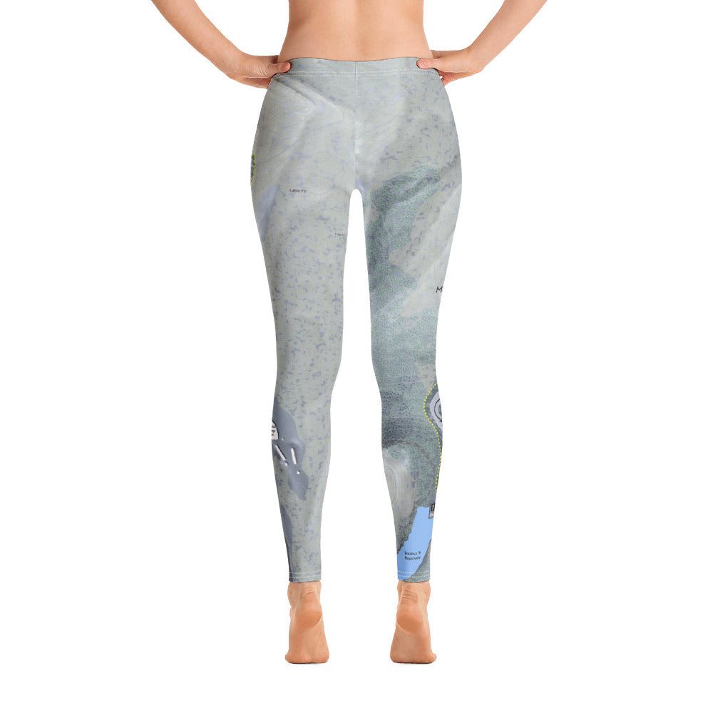 Montage Mountain, Pennsylvania Ski Trail Map Women's Base Layer Bottom - Powderaddicts