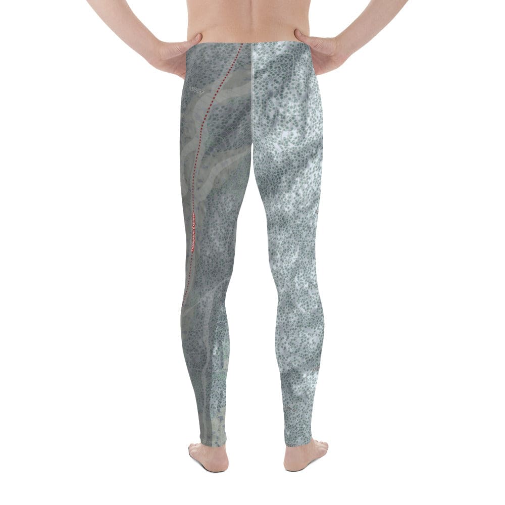 Moosehead Mountain, Maine Ski Trail Map Men's Base Layer Bottom - Powderaddicts