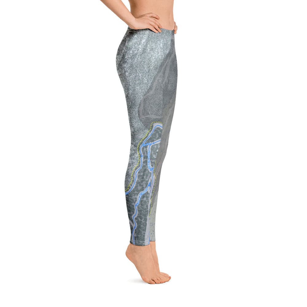 Moosehead Mountain, Maine Ski Trail Map Women's Base Layer Bottom - Powderaddicts