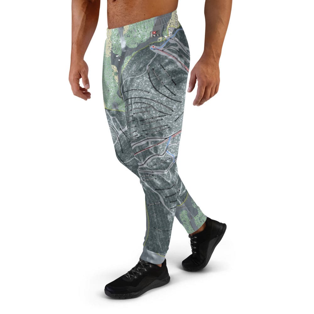 Mount Bohemia, Michigan Ski Trail Map Men's Mid-Layer - Powderaddicts