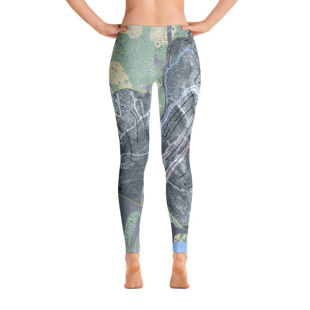 Mount Bohemia, Michigan Ski Trail Map Women's Base Layer Bottom