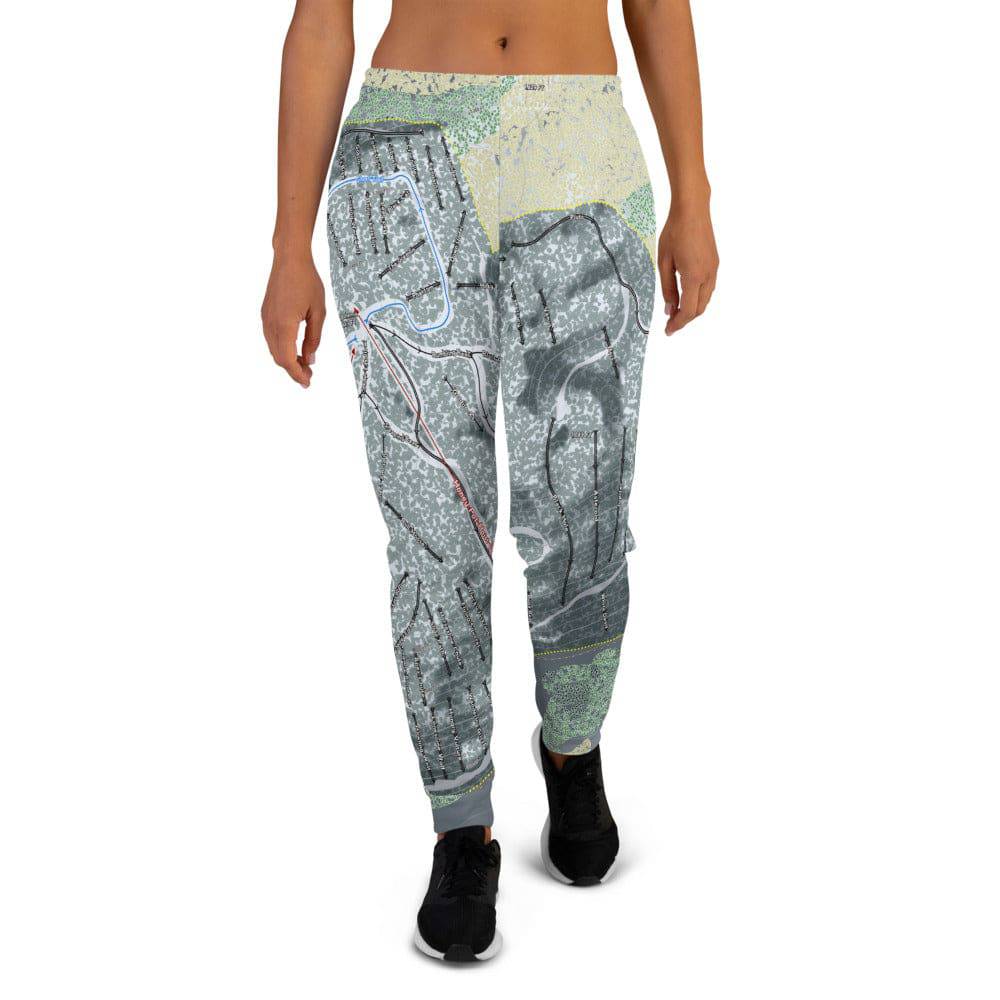 Mount Bohemia, Michigan Ski Trail Map Women's Mid-Layer