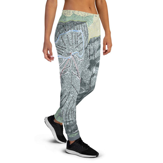 Mount Bohemia, Michigan Ski Trail Map Women's Mid-Layer - Powderaddicts