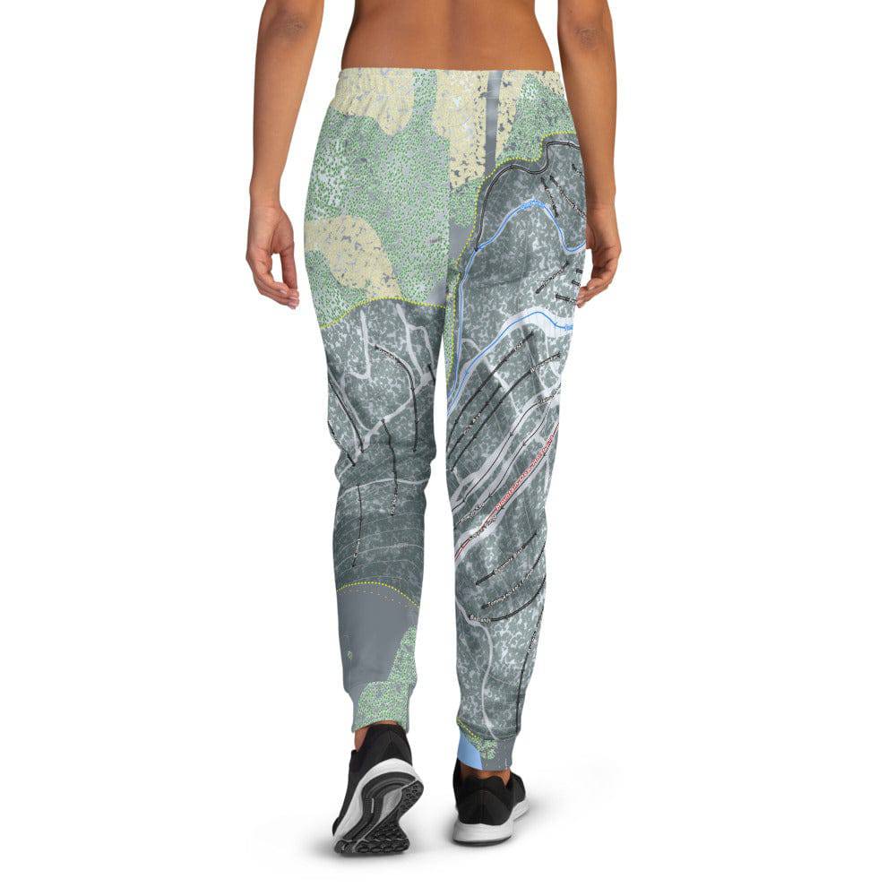 Mount Bohemia, Michigan Ski Trail Map Women's Mid-Layer - Powderaddicts
