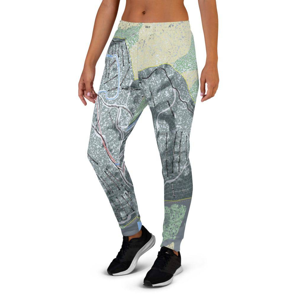 Mount Bohemia, Michigan Ski Trail Map Women's Mid-Layer - Powderaddicts