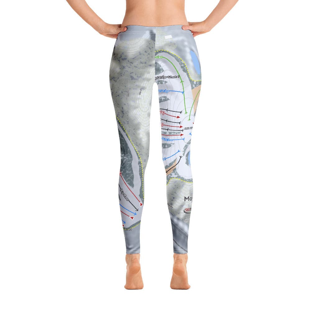 Mount Kato, Minnesota Ski Trail Map Women's Base Layer Bottom