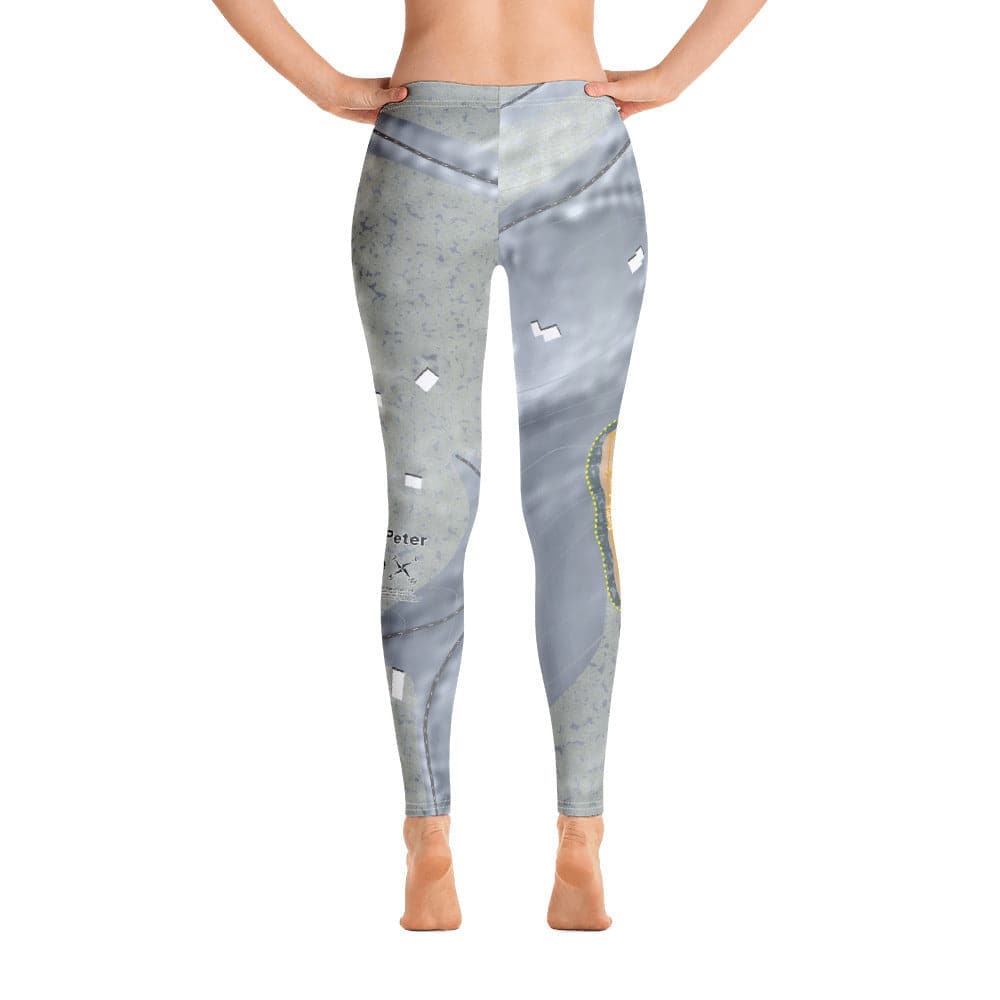 Mount Peter, New York Ski Trail Map Women's Base Layer Bottom - Powderaddicts