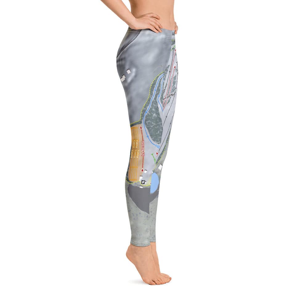 Mount Peter, New York Ski Trail Map Women's Base Layer Bottom - Powderaddicts