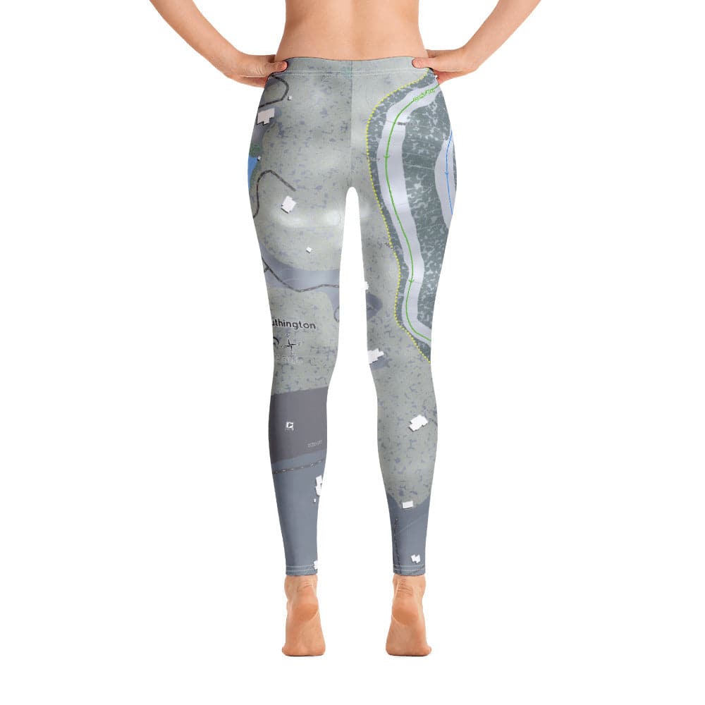 Mount Southington, Connecticut Ski Trail Map Women's Base Layer Bottom