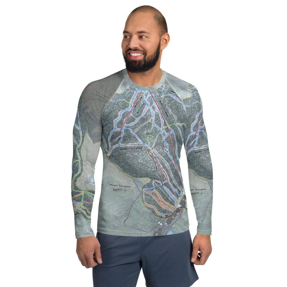 Mount Sunapee, New Hampshire Ski Trail Map Men's Base Layers
