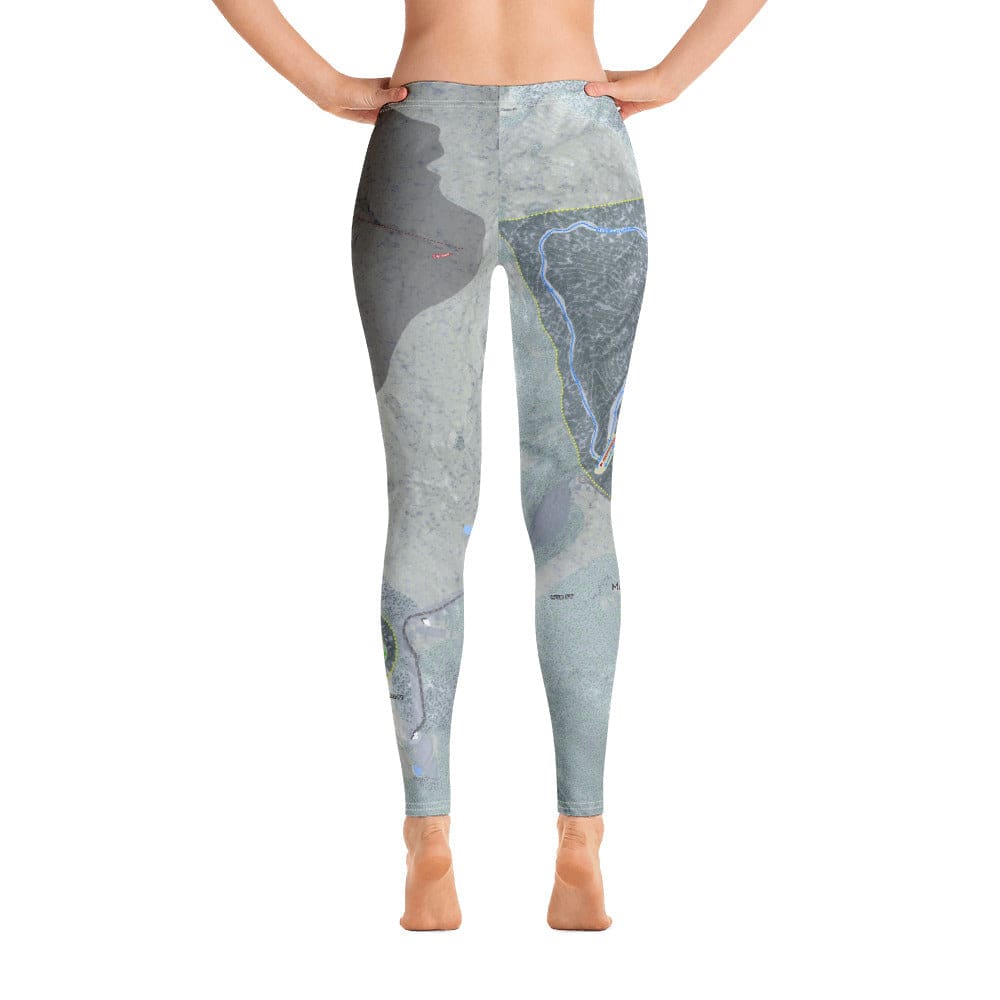 Mount Sunapee, New Hampshire Ski Trail Map Women's Base Layer Bottom - Powderaddicts
