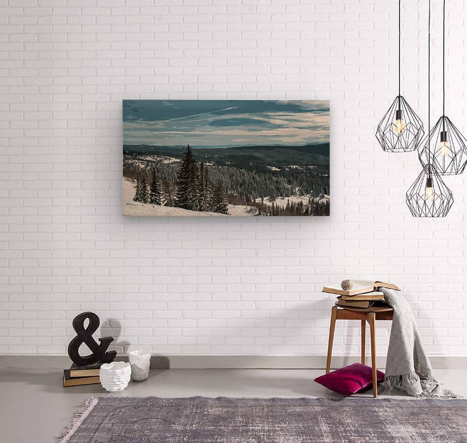 Mountain view poster - Powderaddicts