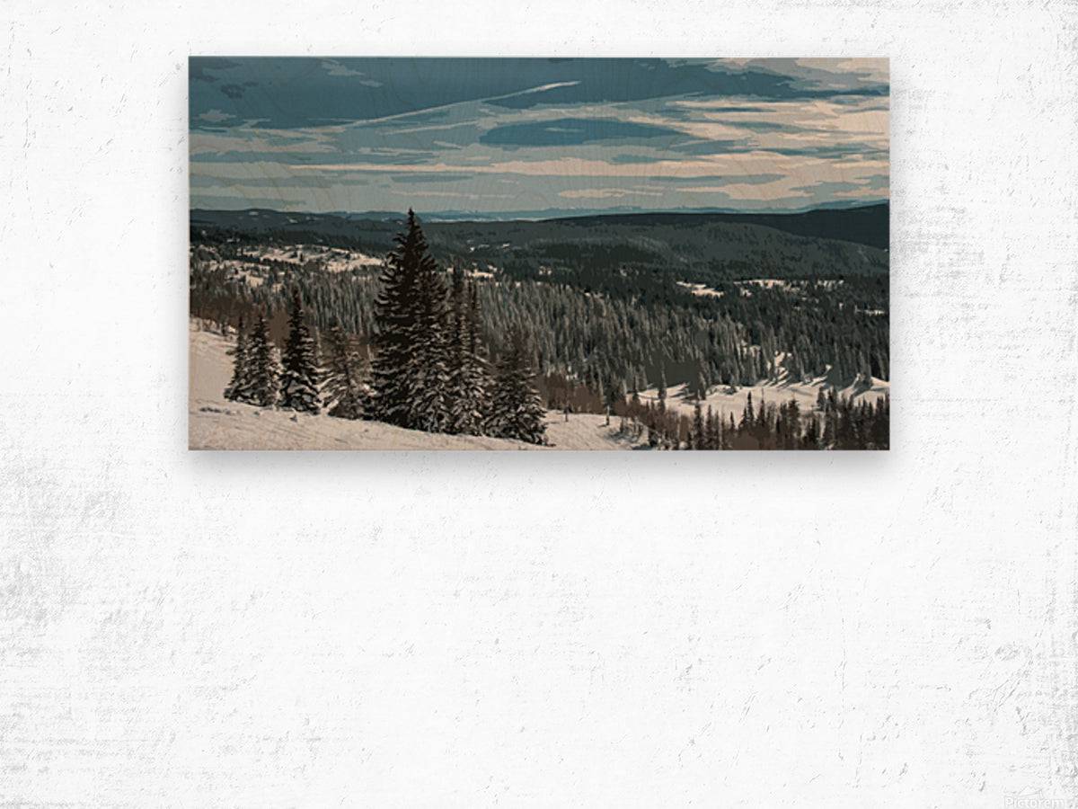 Mountain view poster - Powderaddicts