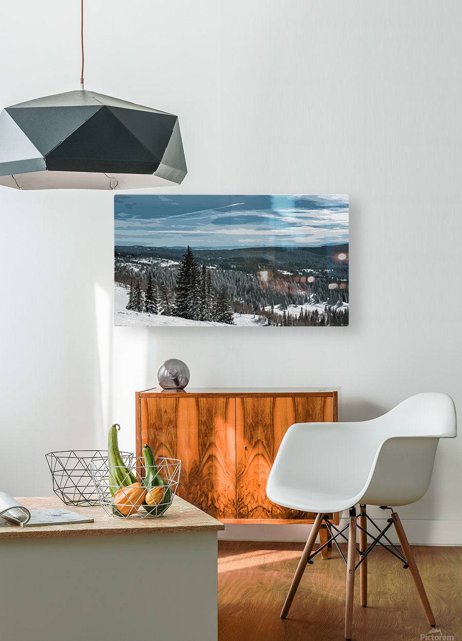 Mountain view poster - Powderaddicts