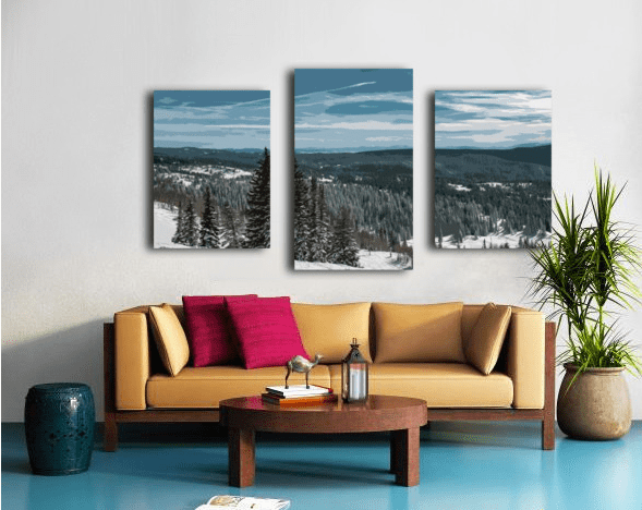 Mountain view poster - Powderaddicts