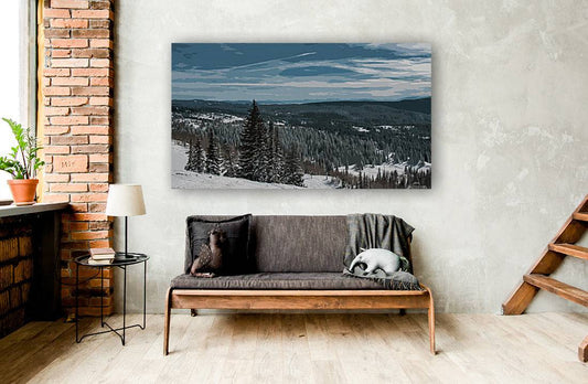 Mountain view poster - Powderaddicts