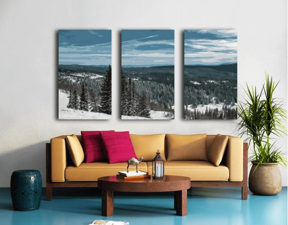 Mountain view poster - Powderaddicts