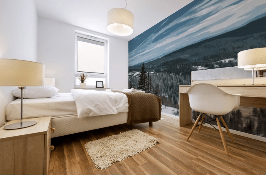 Mountain view poster - Powderaddicts