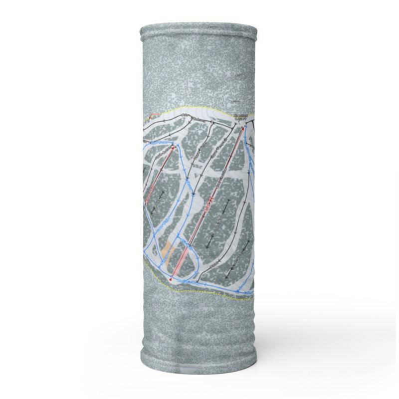 Mt. Ashland, Oregon Ski Trail Map Printed Neck Gaiter - Powderaddicts