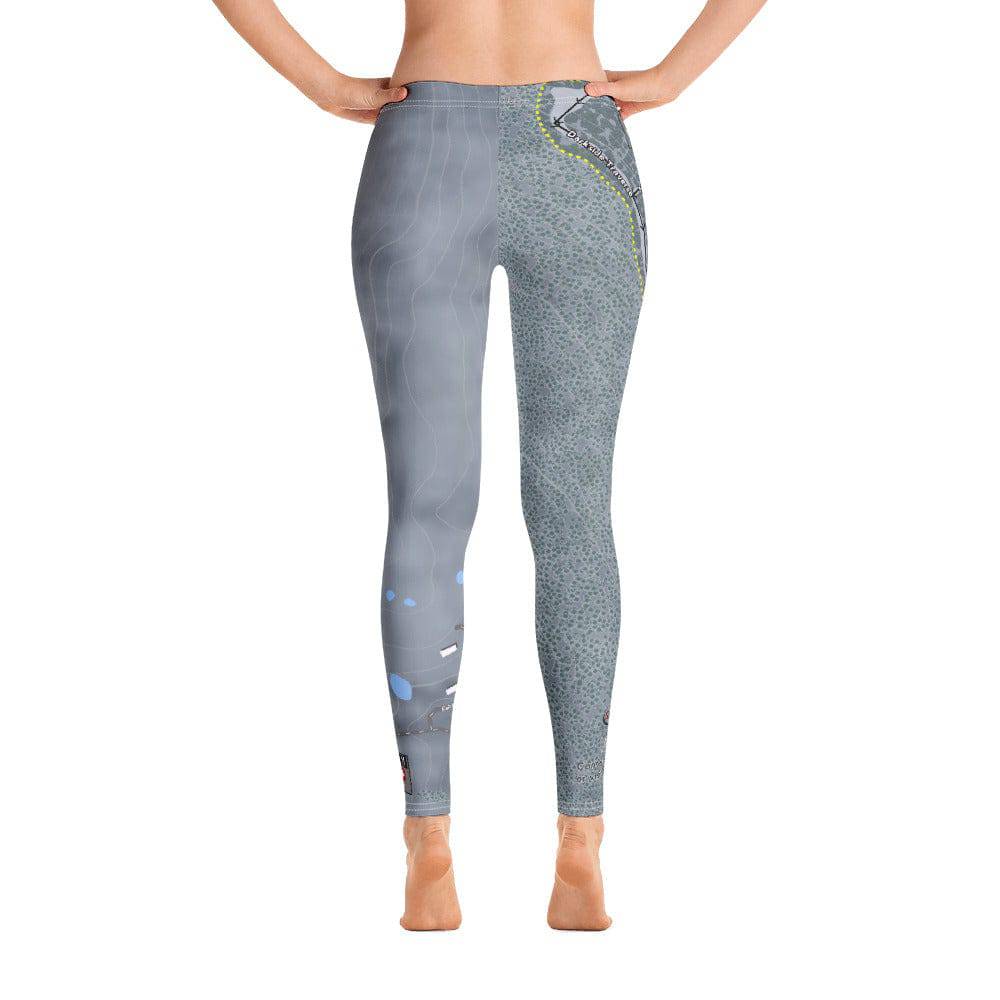 Mt Eyak, Alaska Ski Trail Map Women's Base Layer Bottom