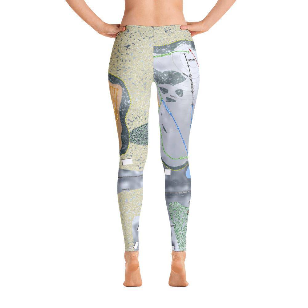Mt Holiday, Michigan Ski Trail Map Women's Base Layer Bottom
