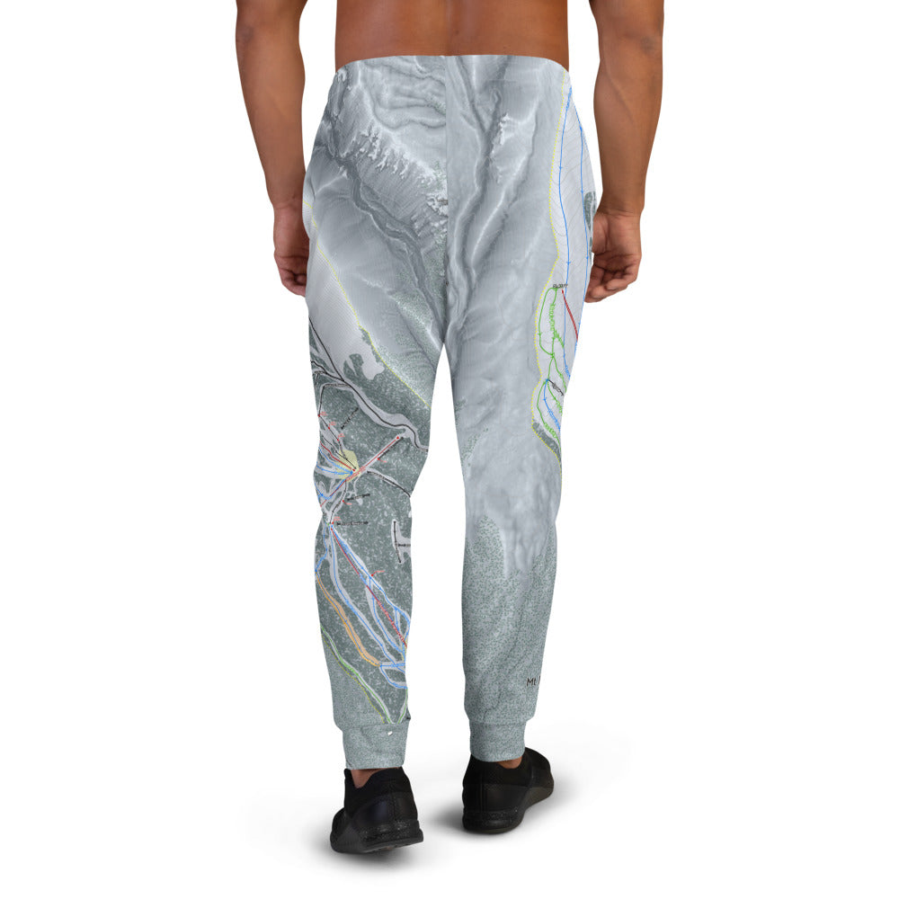 Mt Hood Meadows, Oregon Ski Trail Map Men's Mid-Layer - Powderaddicts