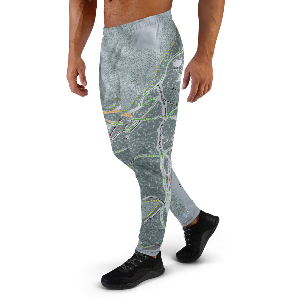 Mt Hood Skibowl, Oregon Ski Trail Map Men's Mid-Layer - Powderaddicts