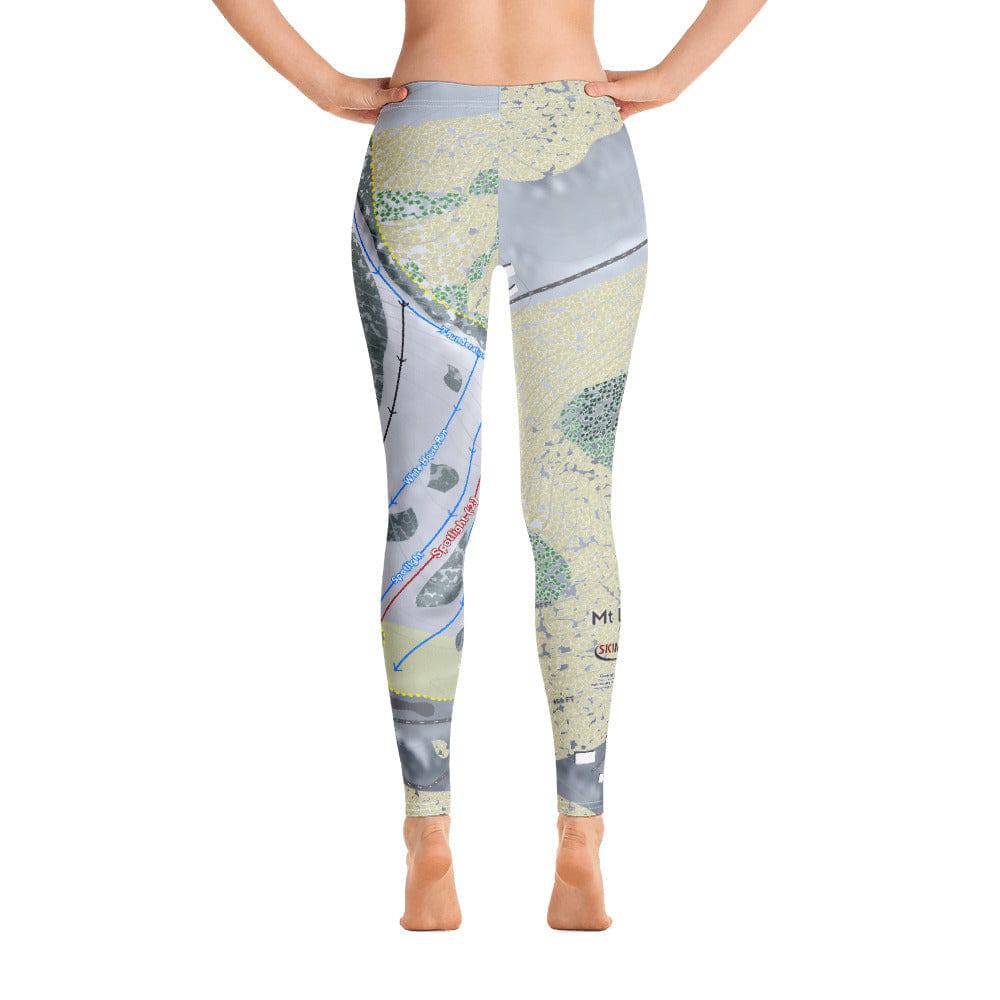 Mt LaCrosse, Wisconsin Ski Trail Map Women's Base Layer Bottom - Powderaddicts