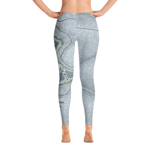 Mt Lemmon, Arizona Ski Trail Map Women's Base Layer Bottom - Powderaddicts
