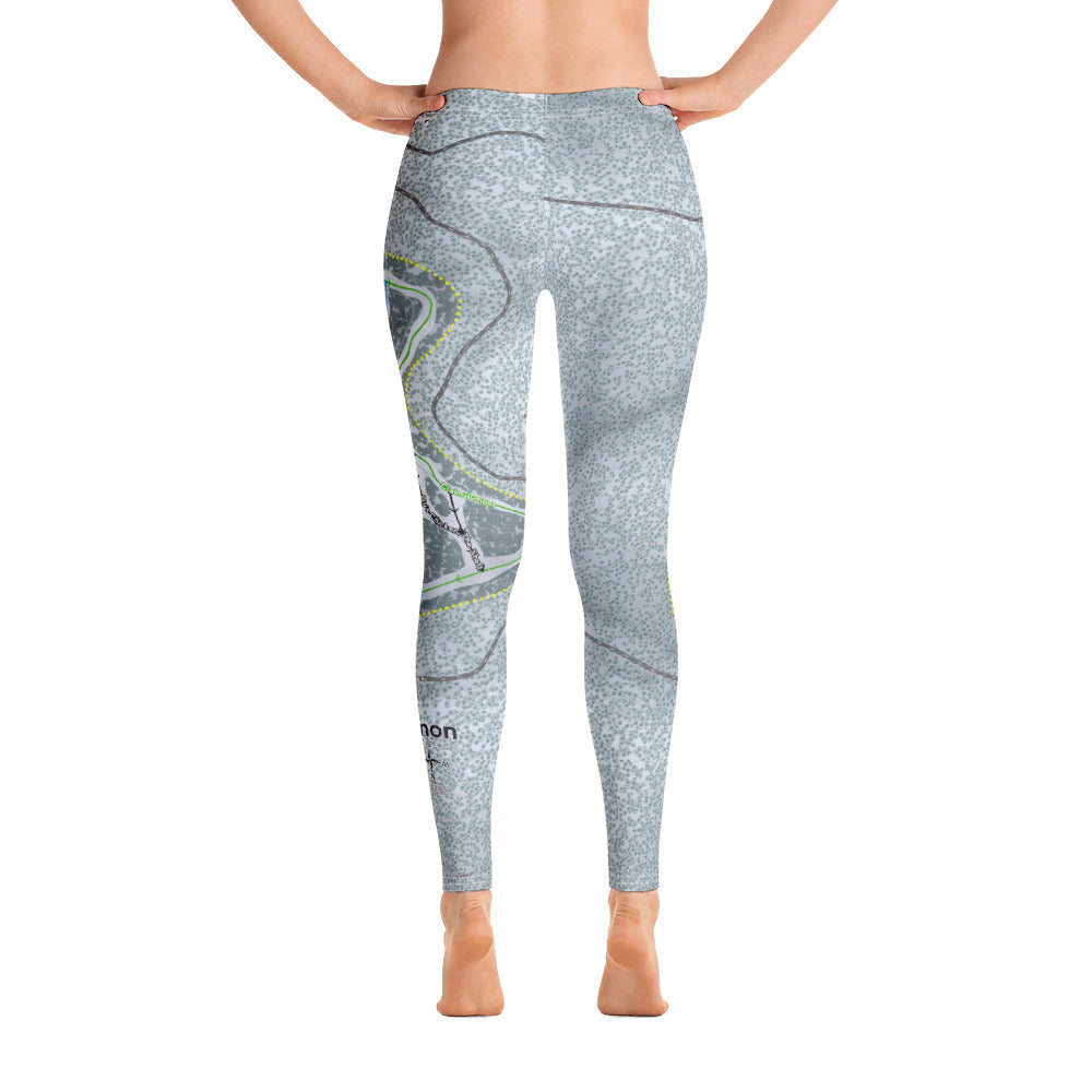 Mt Lemmon, Arizona Ski Trail Map Women's Base Layer Bottom - Powderaddicts