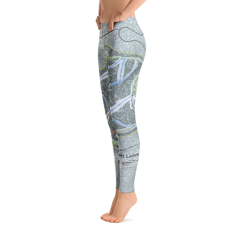 Mt Lemmon, Arizona Ski Trail Map Women's Base Layer Bottom - Powderaddicts