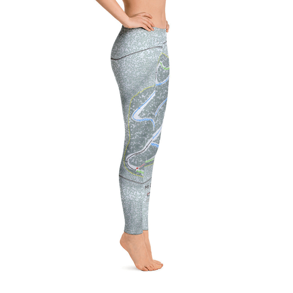 Mt Lemmon, Arizona Ski Trail Map Women's Base Layer Bottom - Powderaddicts