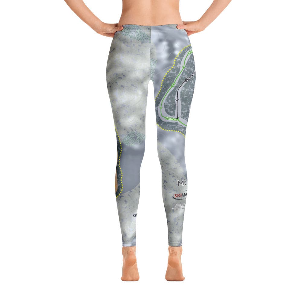 Mt Itasca, Minnesota Ski Trail Map Women's Base Layer Bottom