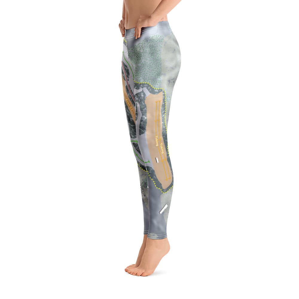 MtItasca, Minnesota Ski Trail Map Women's Base Layer Bottom - Powderaddicts