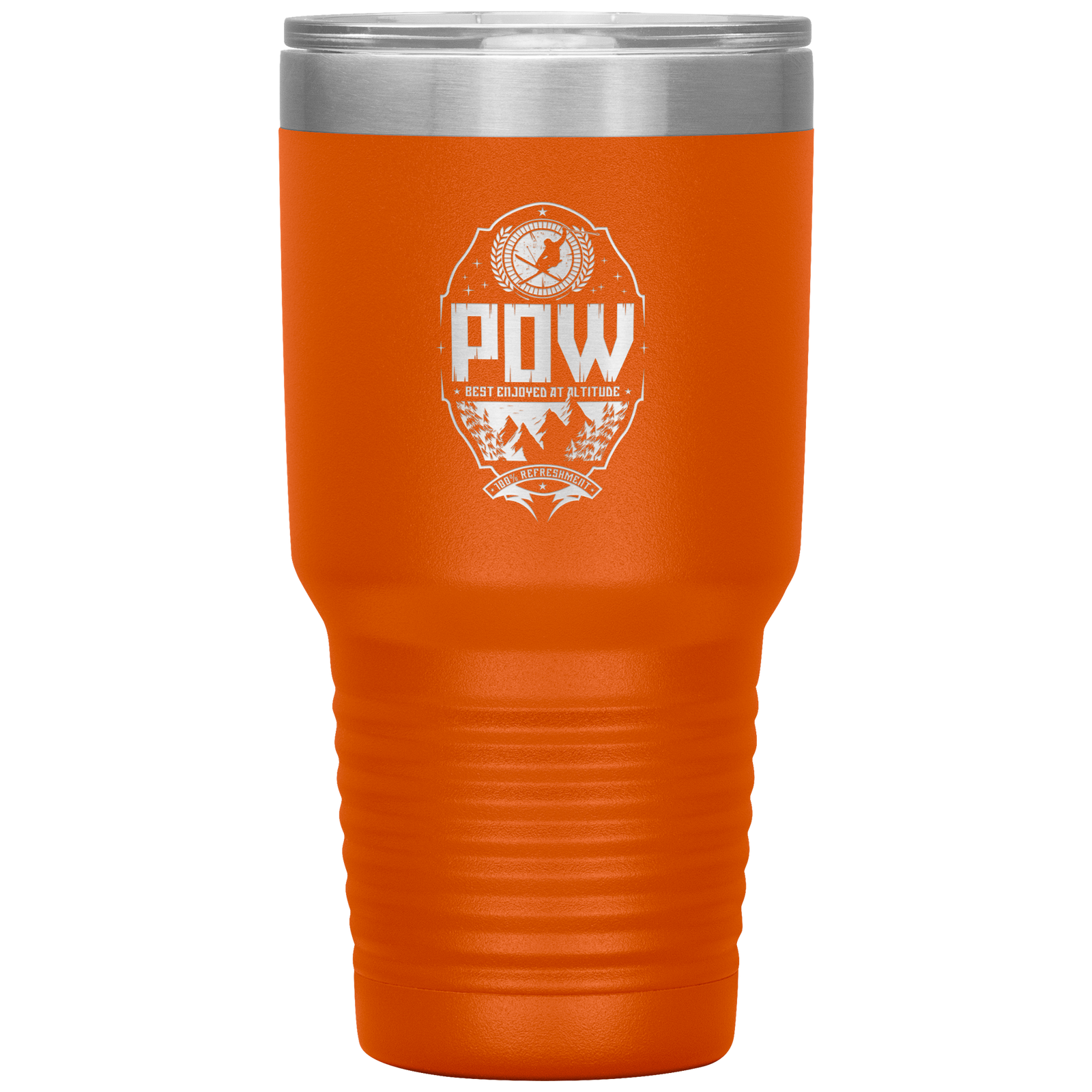 Pow Best Enjoyed At Altitude 30oz Tumbler - Powderaddicts
