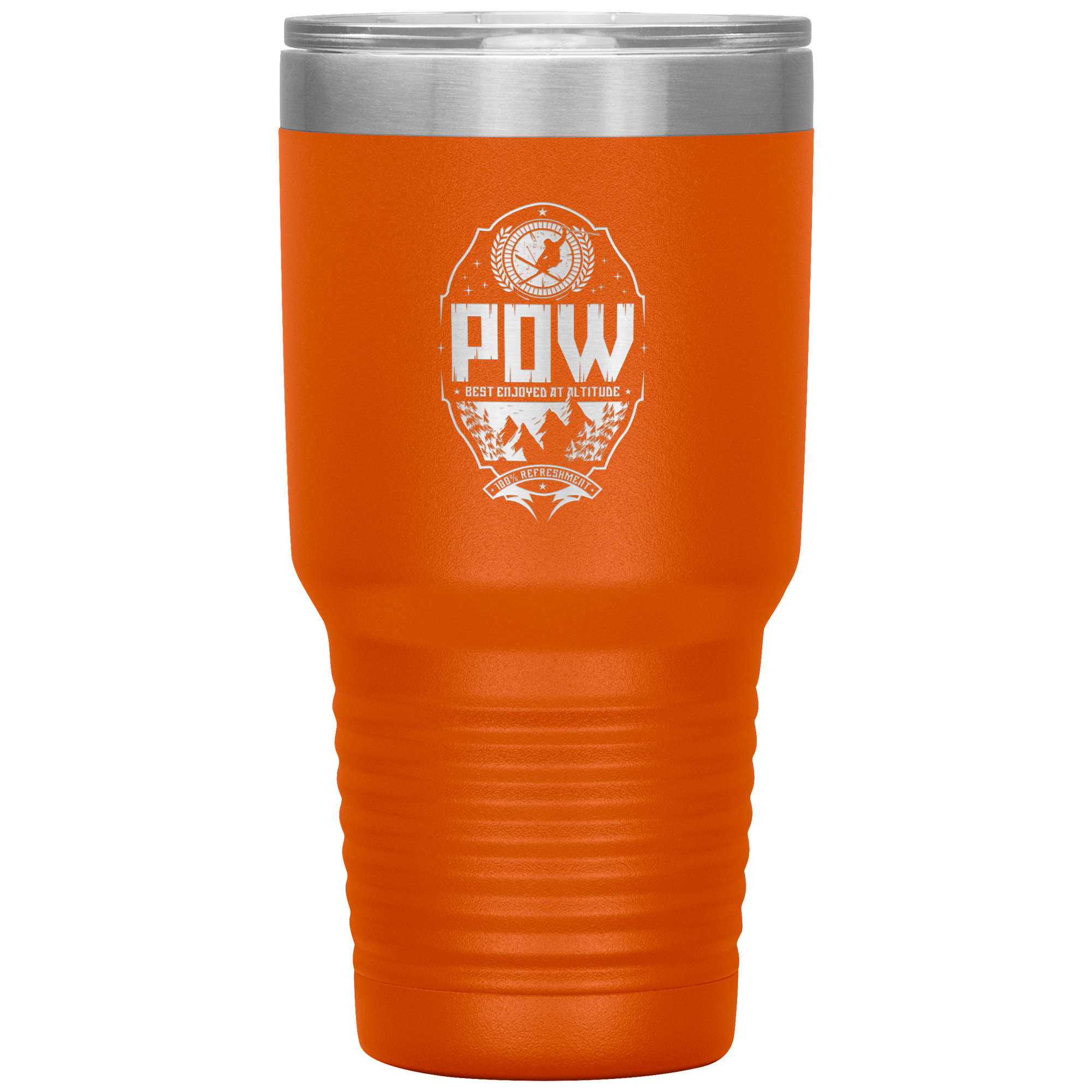 Pow Best Enjoyed At Altitude 30oz Tumbler - Powderaddicts