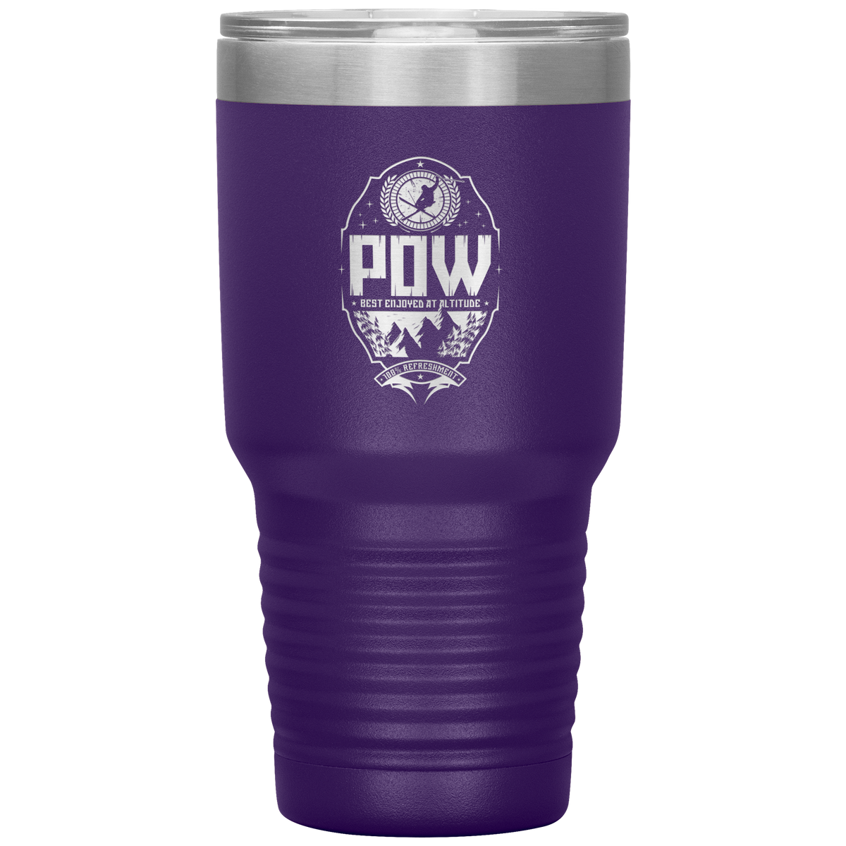 Pow Best Enjoyed At Altitude 30oz Tumbler - Powderaddicts