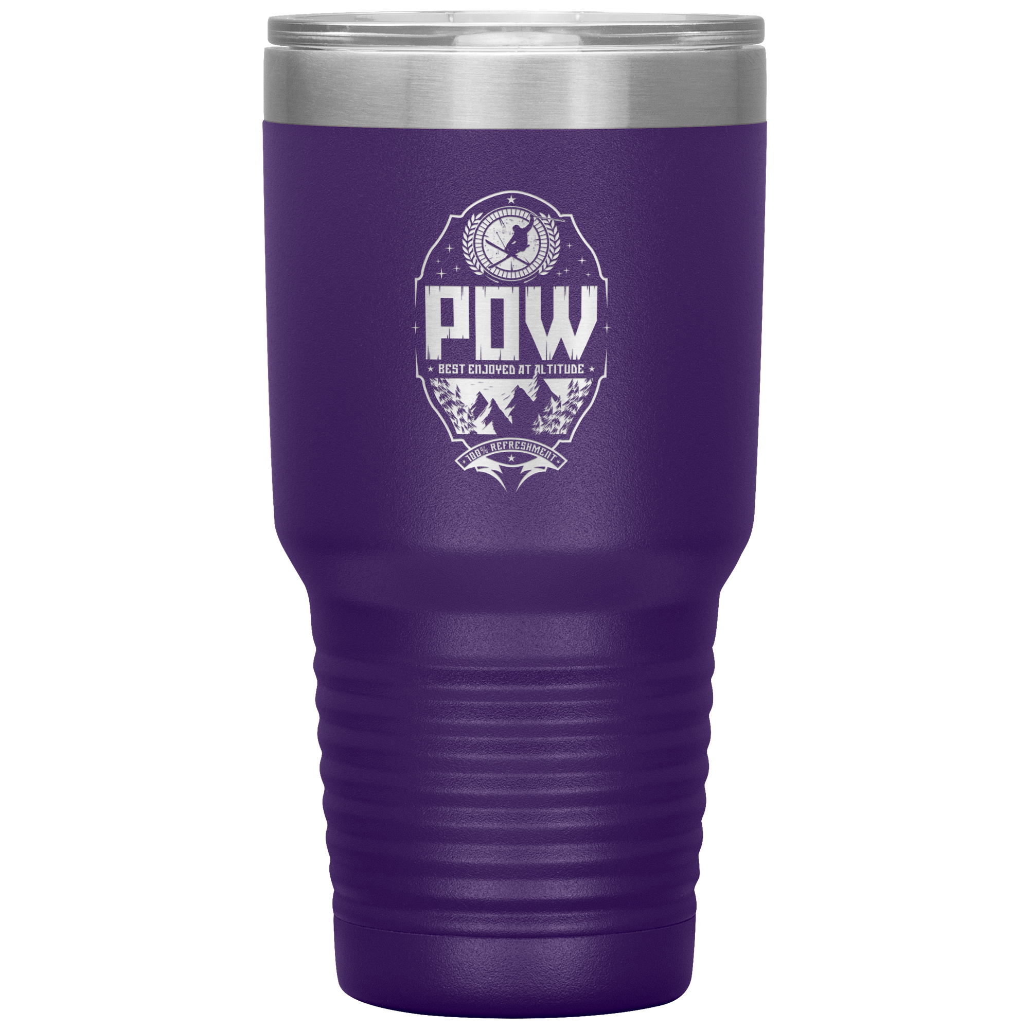 Pow Best Enjoyed At Altitude 30oz Tumbler - Powderaddicts