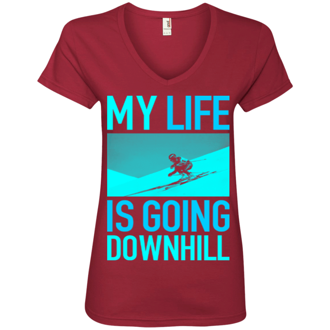 My Life Is Going Downhill Ladies Tees - Powderaddicts