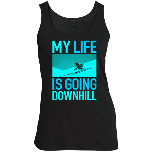 My Life Is Going Downhill Tank Tops - Powderaddicts