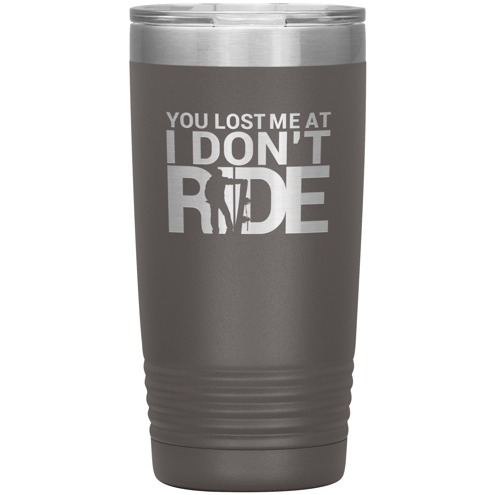 You Lost Me At Ride Embroidery File 20oz Tumbler - Powderaddicts