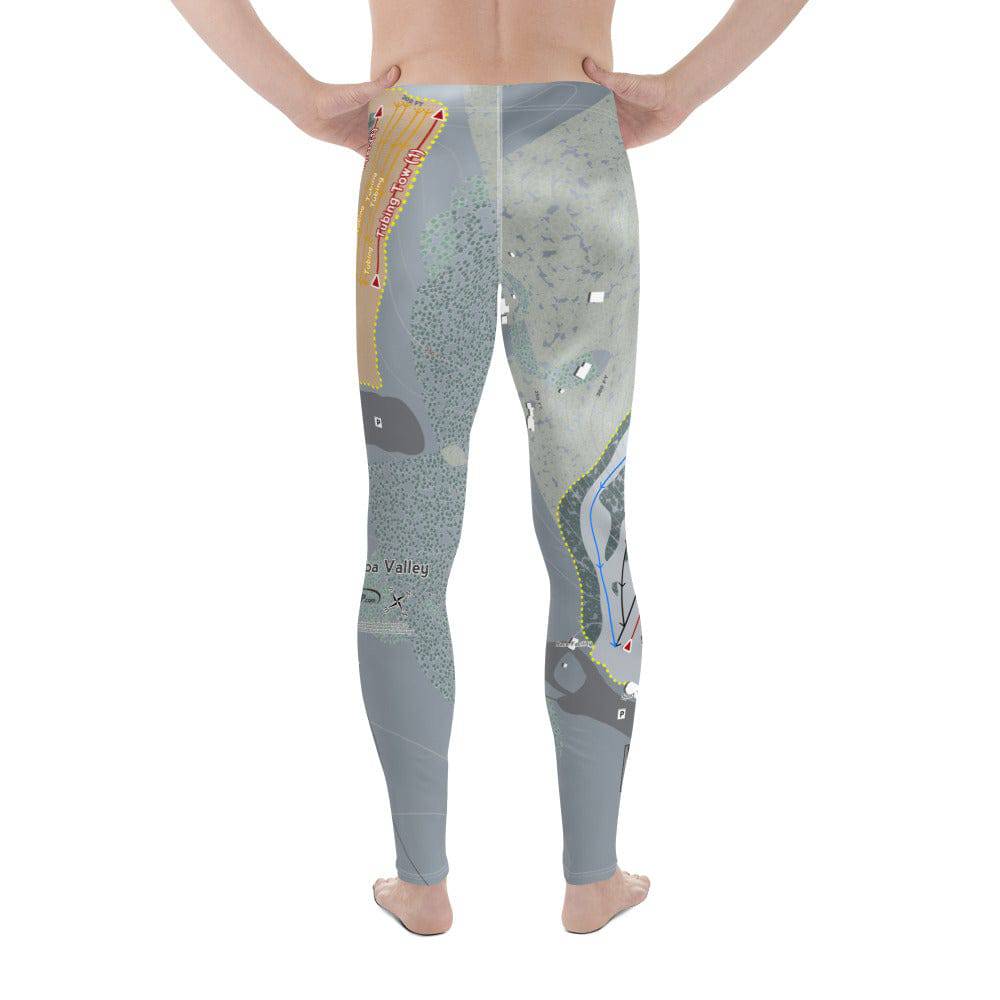 Nashoba Valley, Massachusetts Ski Trail Map Women's Base Layer Bottom - Powderaddicts