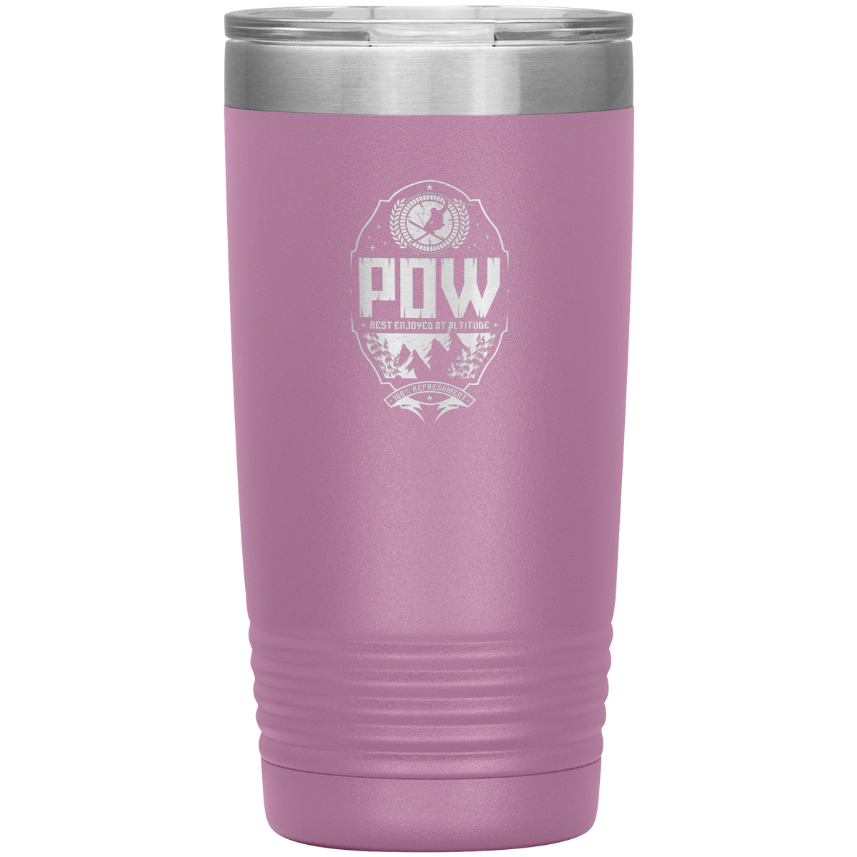 Pow Best Enjoyed At Altitude 20oz Tumbler - Powderaddicts