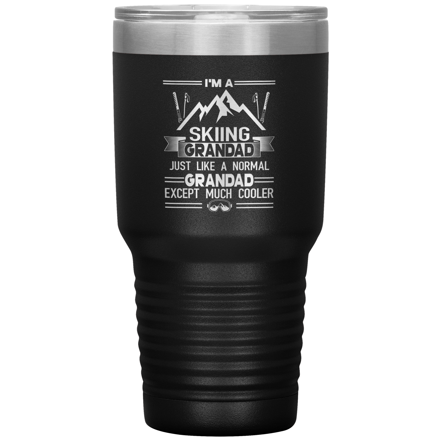 I'm A Skiing Grandad 30oz Tumbler - Powderaddicts