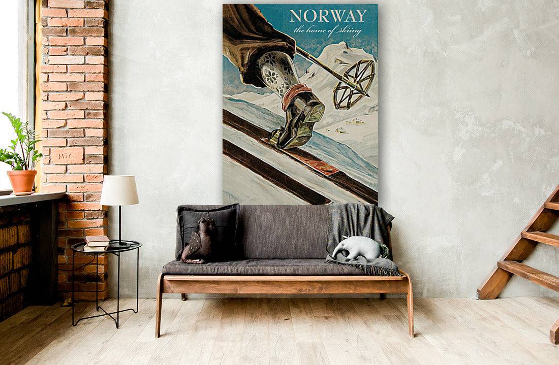 Norway Skiing Foot